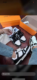 Tênis Trainer - preto/branco