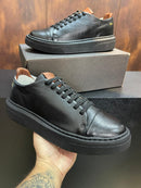 Sapatenis  Couro - Preto
