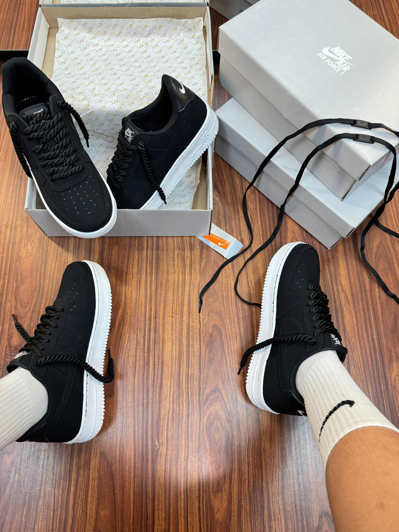 TENIS FORCE PRETO CORDINHA