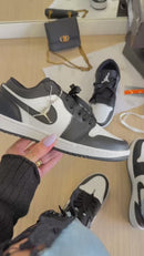 Tênis Jordan Preto Branco-LUXO