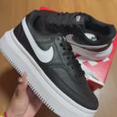 Tênis Vision Preto Branco Alta-PREMIUM