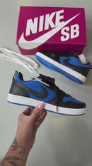 Court Borough Low Azul preto